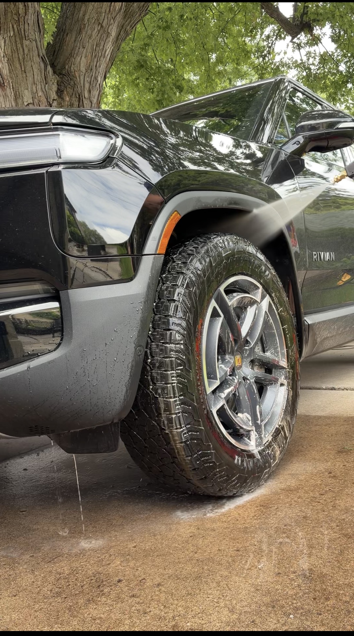 Rivian wheel detail